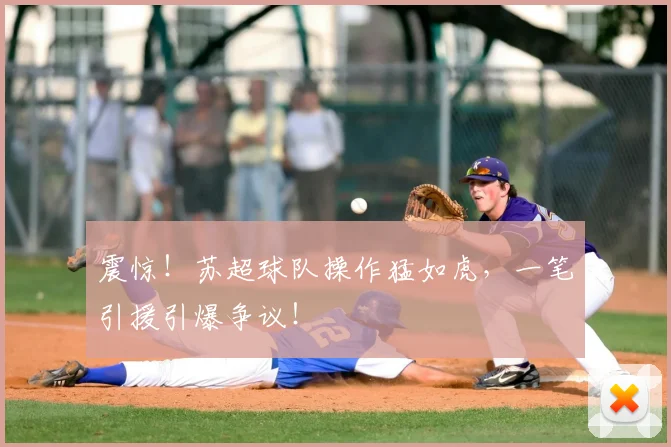 震惊!苏超球队操作猛如虎,一笔引援引爆争议!